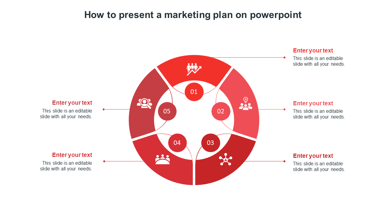 how to present a marketing plan on powerpoint-red